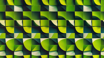 abstract geometric lime green pattern 