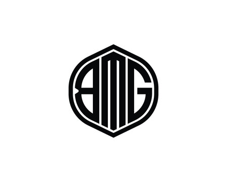 BMG logo design vector template. BMG