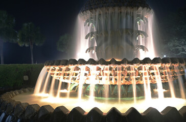 Pineapple Fountain Close Up
