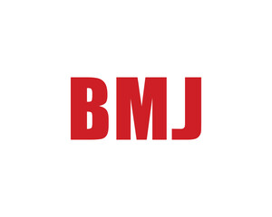 BMJ logo design vector template. BMJ