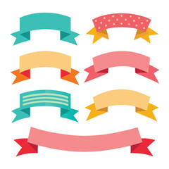 Obraz premium Set of the Ribbons