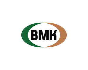 BMK logo design vector template. BMK