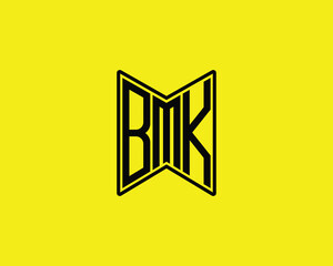 BMK logo design vector template. BMK