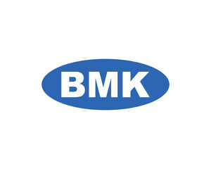 BMK logo design vector template. BMK