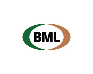 BML logo design vector template. BML