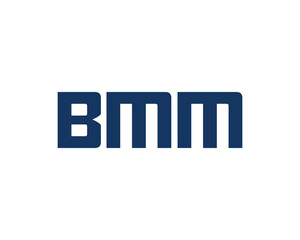 BMM Logo design vector template. BMM