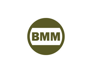 BMM Logo design vector template. BMM