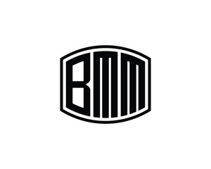 BMM Logo design vector template. BMM