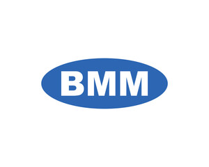 BMM Logo design vector template. BMM