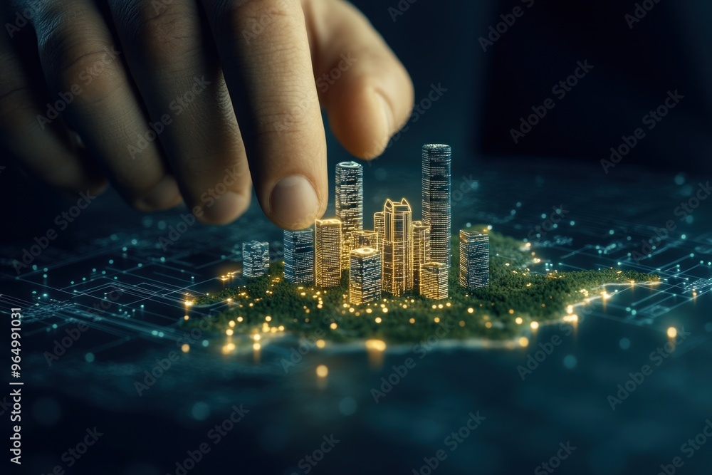 Poster a complex scenario of a government efficiency task force in action, with detailed elements such as d