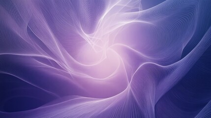 Fototapeta premium Abstract purple and white background with swirling lines.