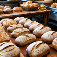 artificial intelligence realistic bread background