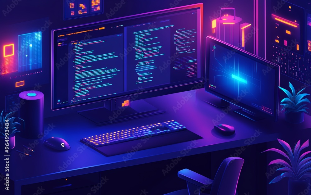 Poster advanced ethical hacking training environment with virtual labs, network simulators, and security to