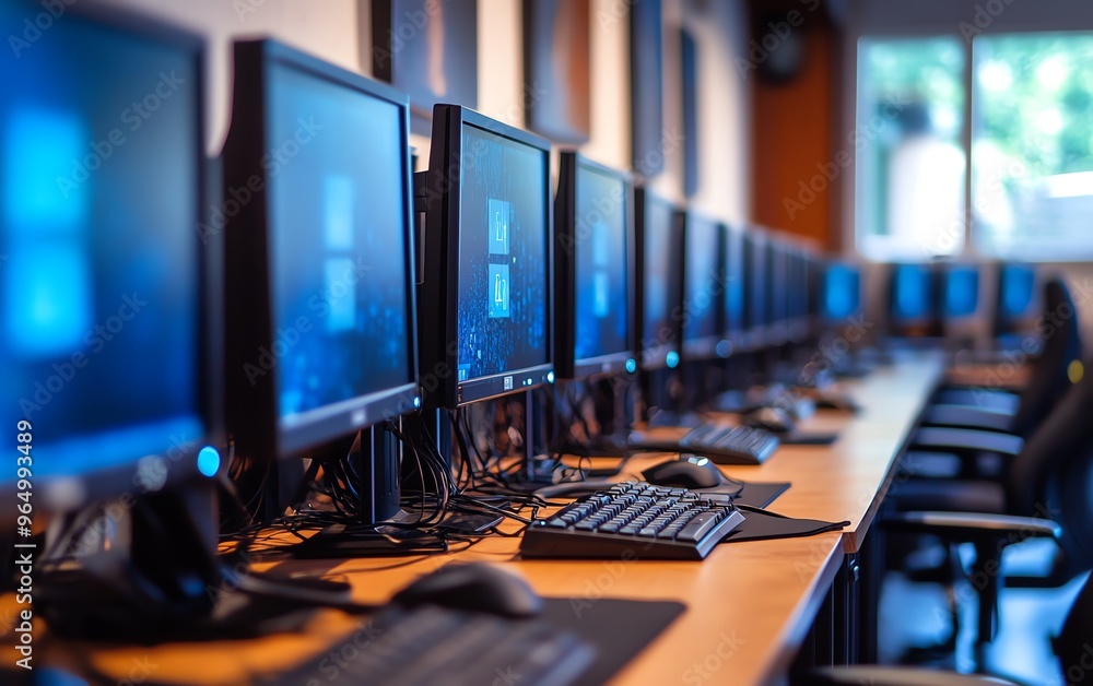 Poster advanced ethical hacking training environment with virtual labs, network simulators, and security to