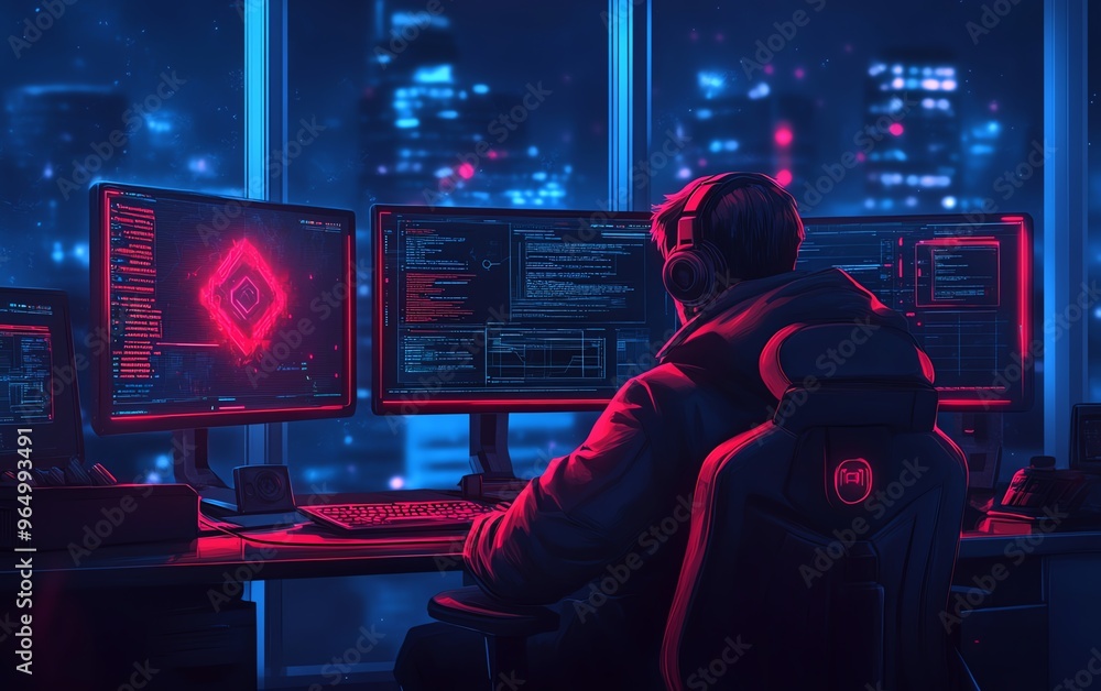Poster advanced ethical hacking training environment with virtual labs, network simulators, and security to