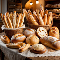 artificial intelligence realistic bread background