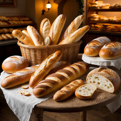 artificial intelligence realistic bread background