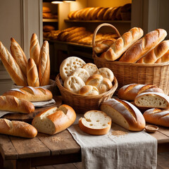 artificial intelligence realistic bread background