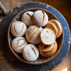 artificial intelligence realistic bread background