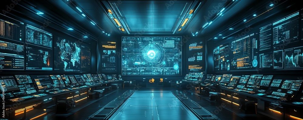 Poster Interactive white hat hacking environment with handson training tools, simulated cyber attacks, and realworld security scenarios in a modern setting