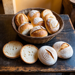 artificial intelligence realistic bread background