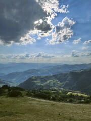 landscape with clouds