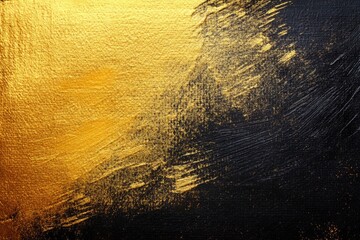 Golden Black Yellow Colorful Gradient Background with Noise Texture Effects , ai
