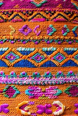 Textiles from Oaxaca are woven from wool and dyed with natural organic ingredients.