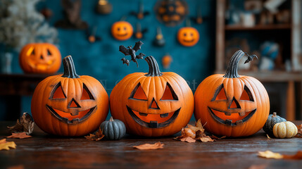 Obraz premium jack o lantern pumpkin