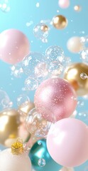 Pastel baubles & bubbles