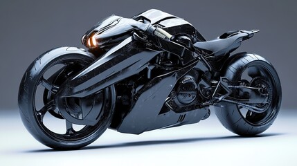 Avant-garde sport bike featuring a new and innovative style. This design highlights cutting-edge aesthetics and advanced technology, reflecting a modern approach to high-performance cycling 