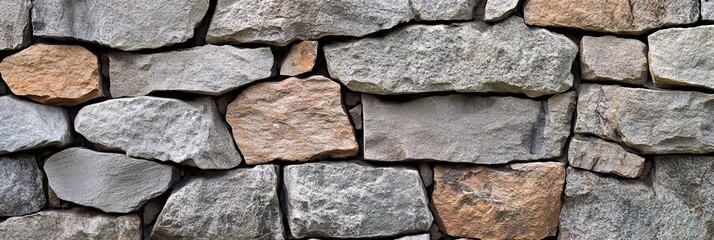 Background photo of a stone wall texture, showcasing the natural patterns and rugged surfaces of the stone. This image highlights the detailed and textured appearance of the stone wall, 