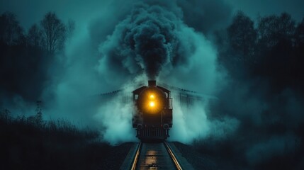 Train In The Fog
