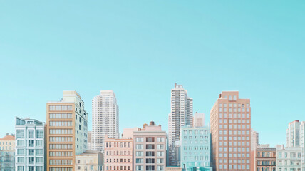 Obraz premium city cityscape