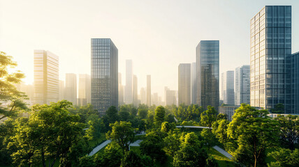Obraz premium city cityscape
