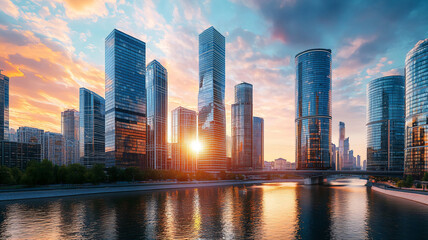 Fototapeta premium city cityscape