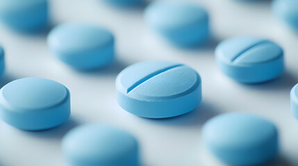 Health treatment with blue pills
