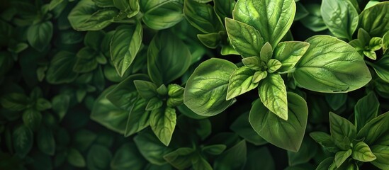 Explore The Beauty Of Basil Tree Ocimum Basilicum Aromatic Leaves Vibrant And Perfect For Culinary And Herbal Themes