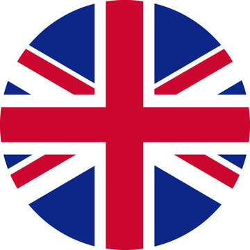 United Kingdom  flag illustrator country flags round