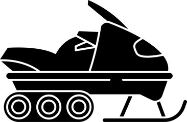 Snow mobile icon vector illustration