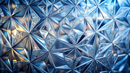 Crystalline glass abstract texture with a stunning background design