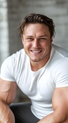 Smiling Personal Trainer on Zoom Call