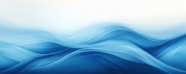 Abstract blue wave patterns