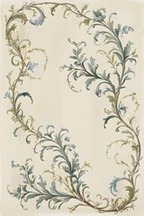 Vintage floral background