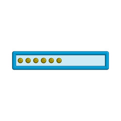 Loading bar icon template