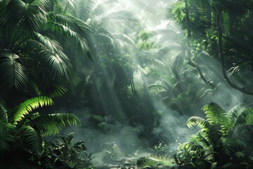 Immerse Yourself in a Vibrant Jungle Background
