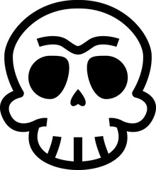 Doodle Skull Icon