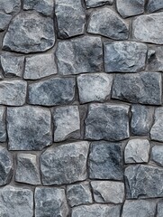 Fototapeta premium A wall made of gray and white stones