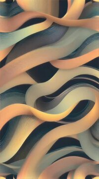 abstract of wavy lines and curves