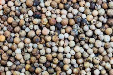 close up of pepper. traditional Indonesian spice. shot with high angle view